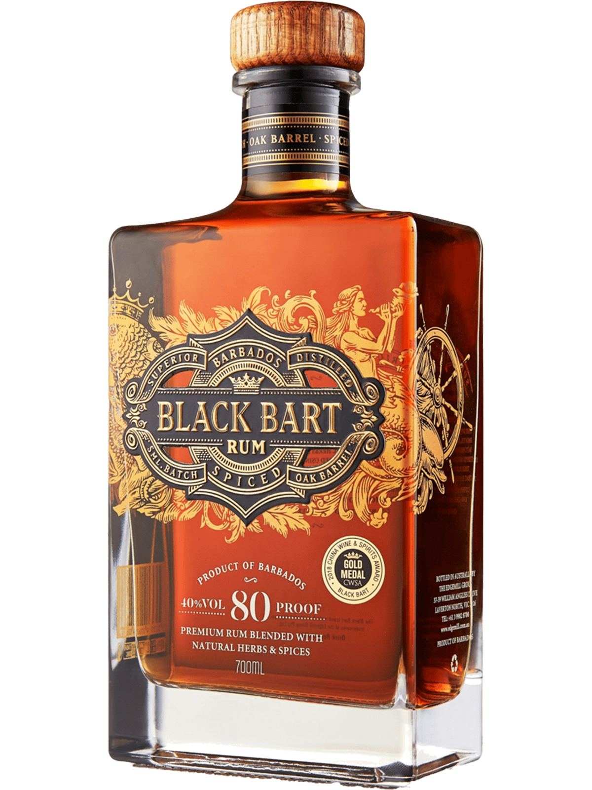 Black Bart Spiced Rum 700ml